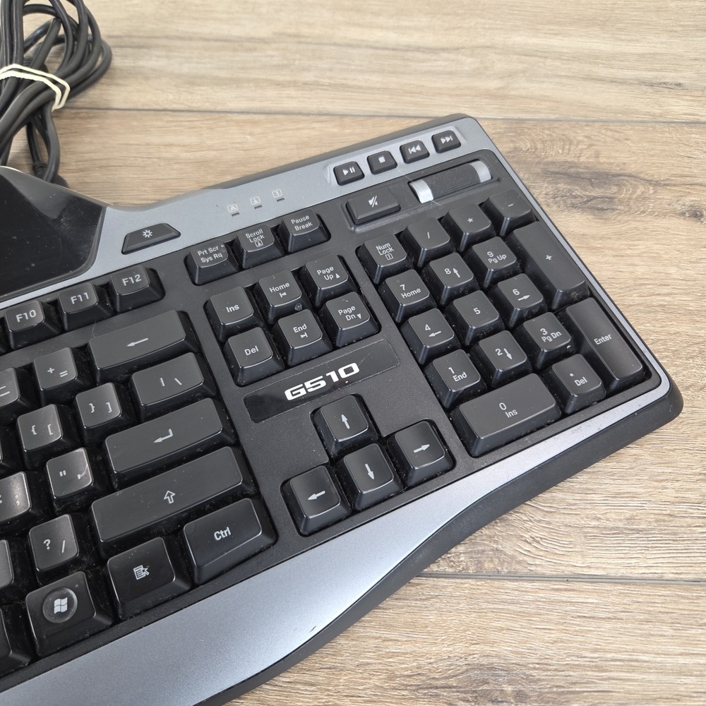 Logitech G510 Wired Gaming Keyboard LCD Display Programmable G-Keys USB Tested - Picture 5 of 12